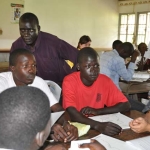 Small group studies the mountain gorilla