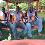 A visit to the actual source of Lake Victoria swirling into the Nile...
