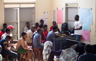 Students attend Business Module at O&P-UG Tech Camp